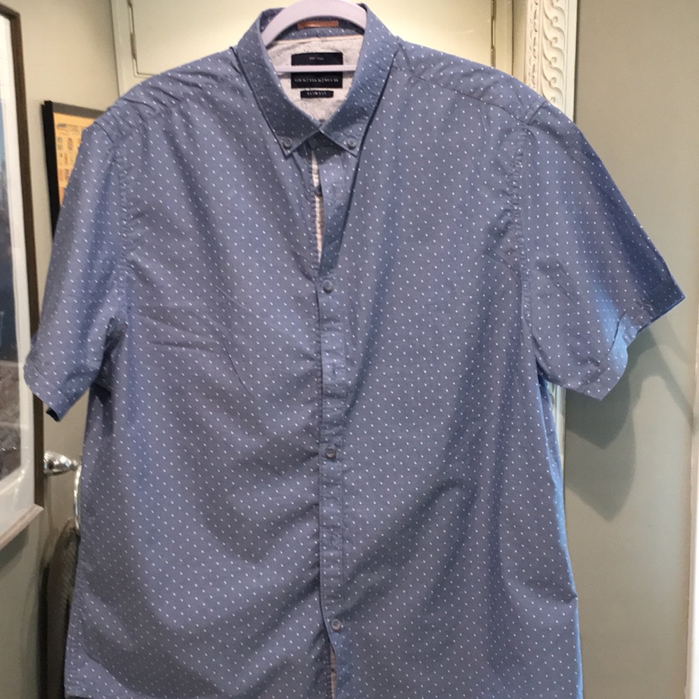 Denim & Flower Slim Fit Men’s shirt size X-Large